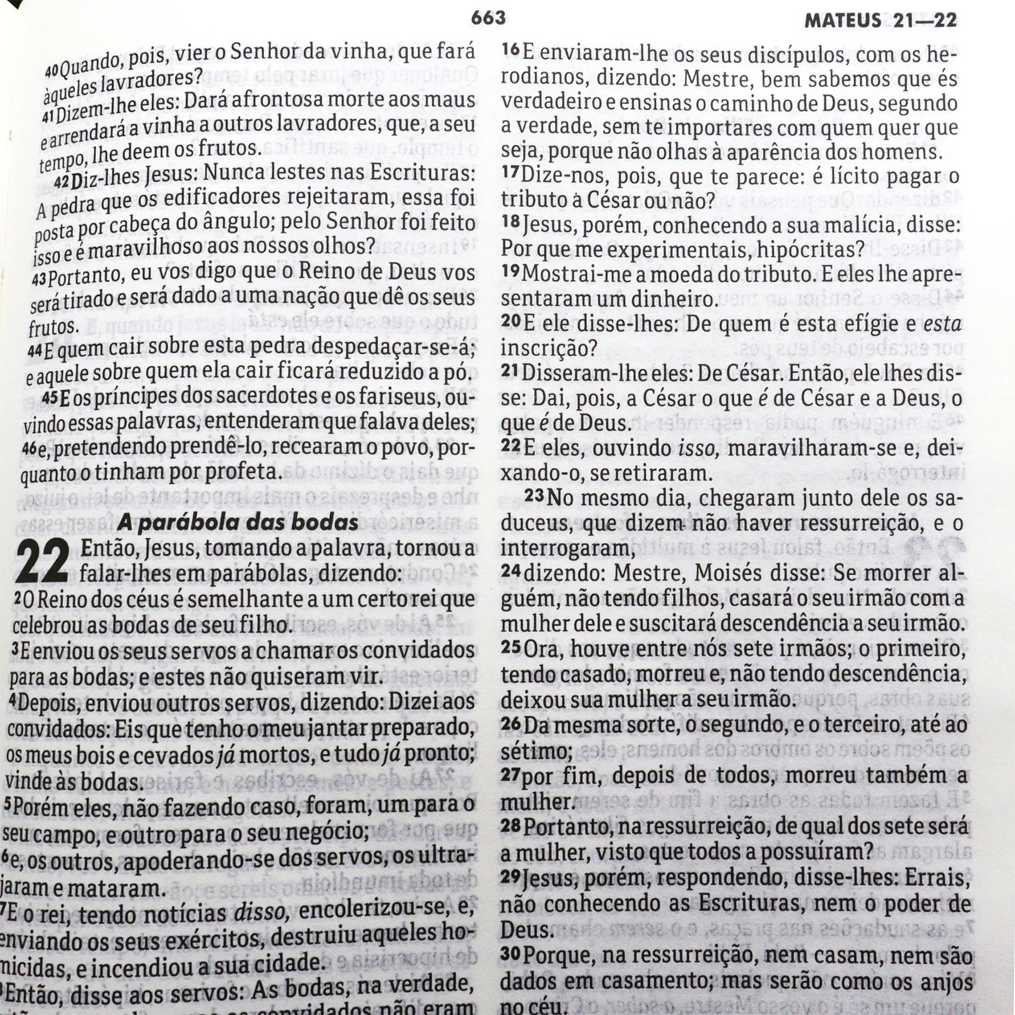 Bíblia Sagrada Pequena - | Versão Almeida Corrigida Fiel (ACF)
