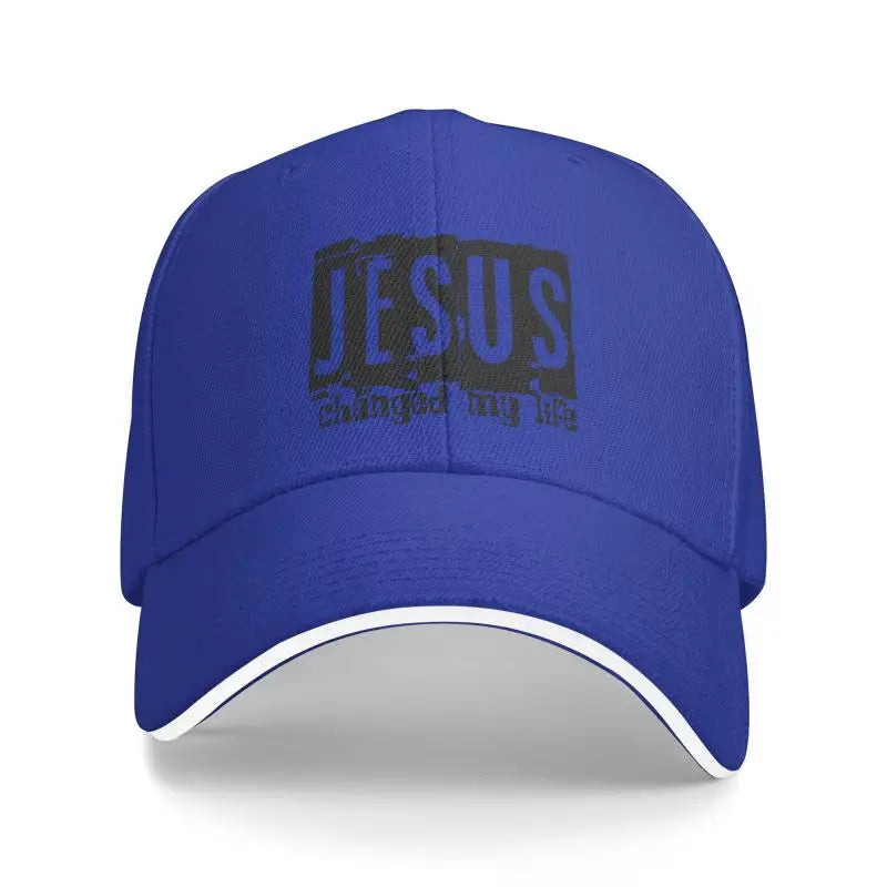 Boné "Jesus Changed My Life" – Fé e Estilo Cristão
