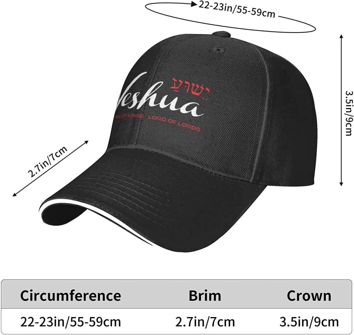 Boné Cristão Yeshua Estilo Urbano – Fé com Atitude