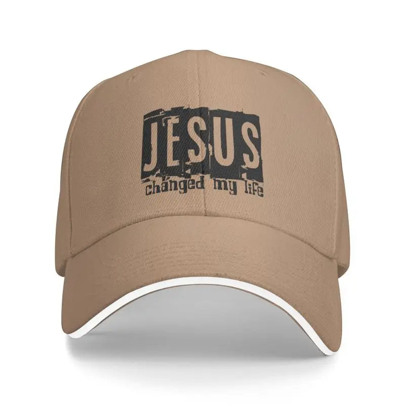 Boné "Jesus Changed My Life" – Fé e Estilo Cristão