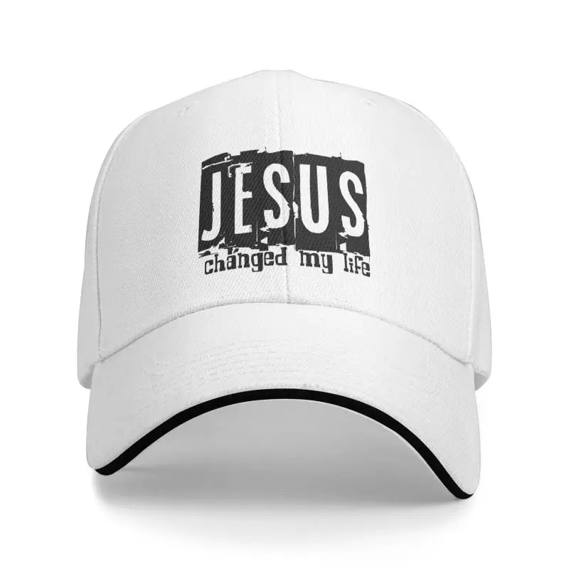 Boné "Jesus Changed My Life" – Fé e Estilo Cristão