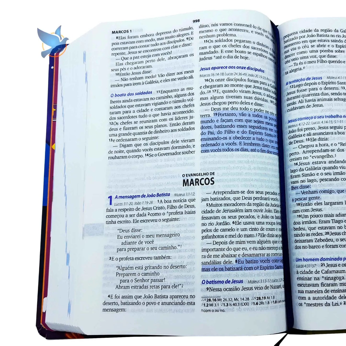 📘 Bíblia Sagrada Infantil NTLH – Edição Especial 3 Palavrinhas