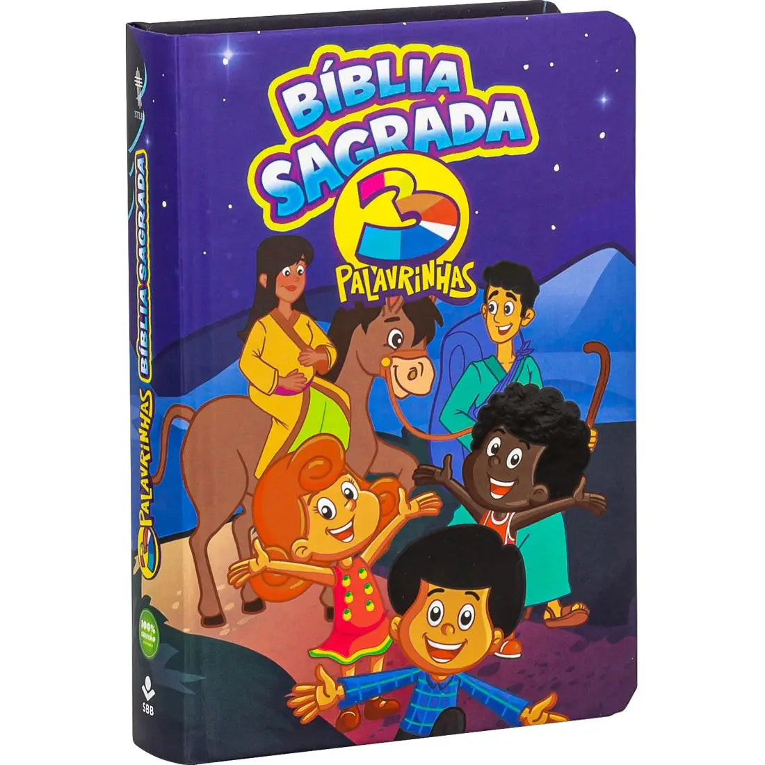 📘 Bíblia Sagrada Infantil NTLH – Edição Especial 3 Palavrinhas