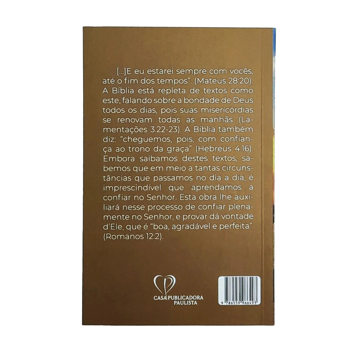 Livro Confiando Em Deus Todo Dia - Charles Spurgeon Baseado na Bíblia